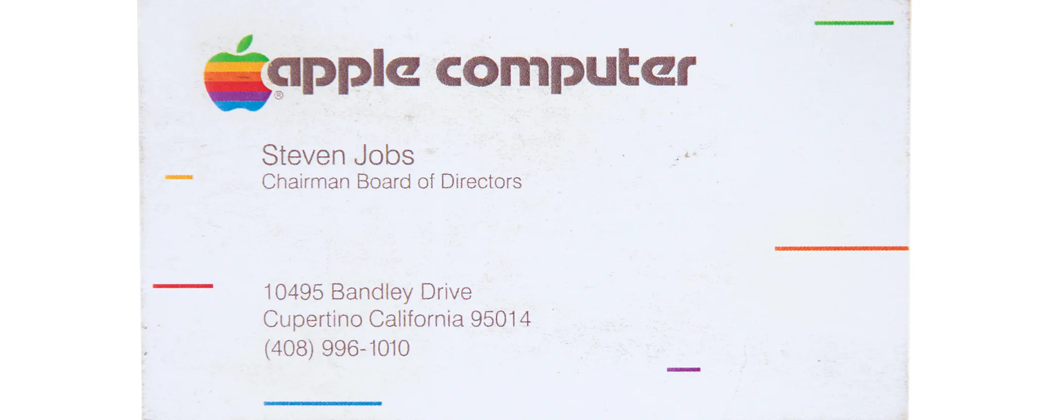 Memorabilia Steve Jobs: all'asta assegni firmati, schemi e hardware