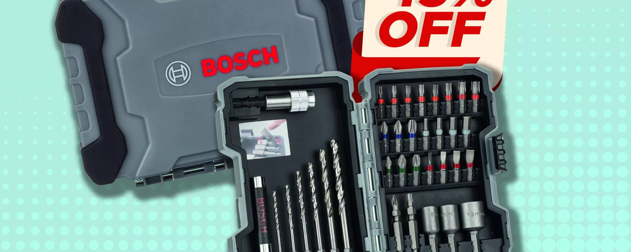 Set da 35 pezzi BOSCH: idea regalo SUPER in fortissimo sconto su Amazon!