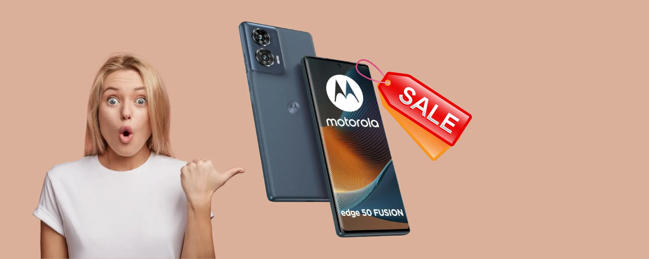 Motorola edge 50 fusion: portalo a casa con uno sconto di quasi 150€ (-37%)