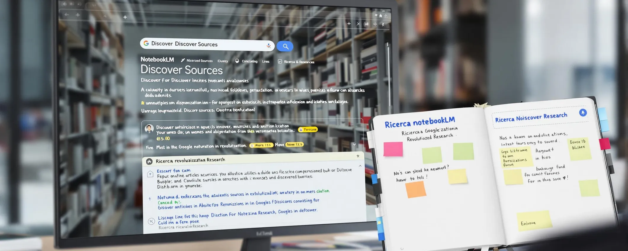 Google potenzia NotebookLM con la ricerca web integrata