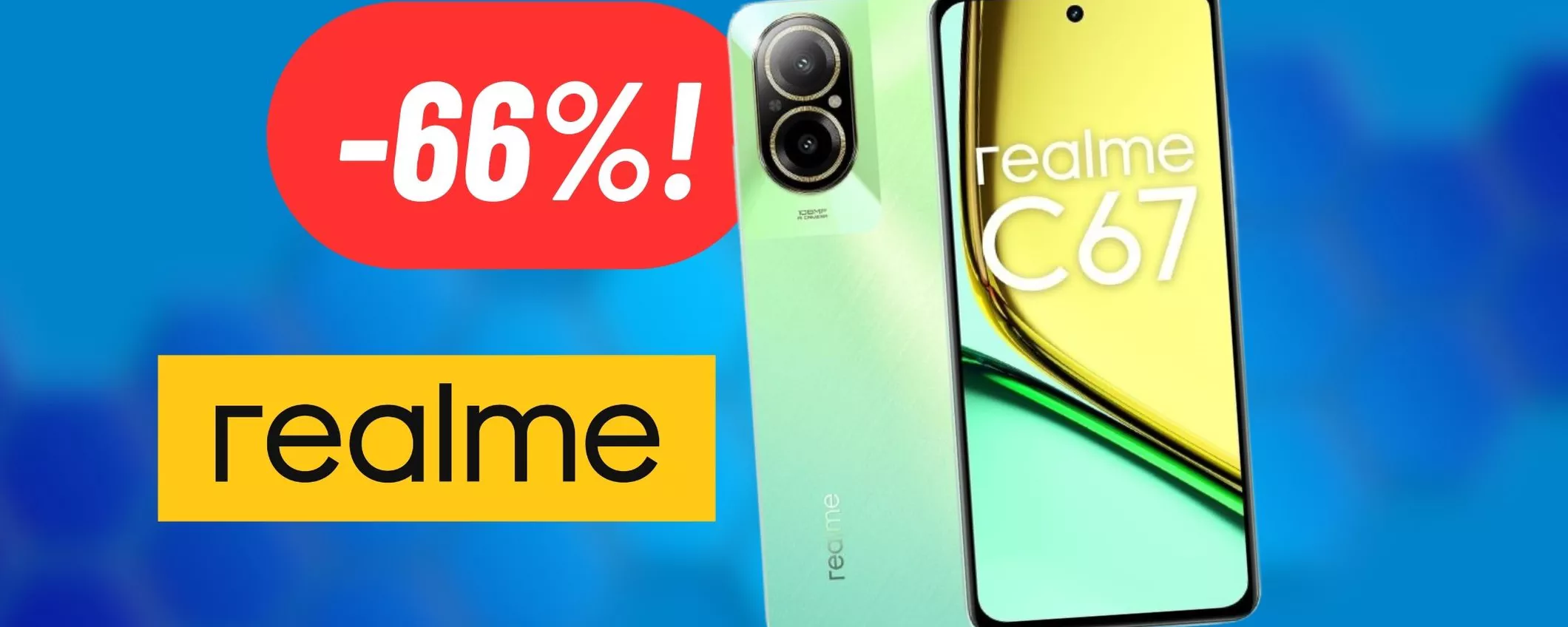 realme C67: SCONTO FOLLE su eBay (-66%!)