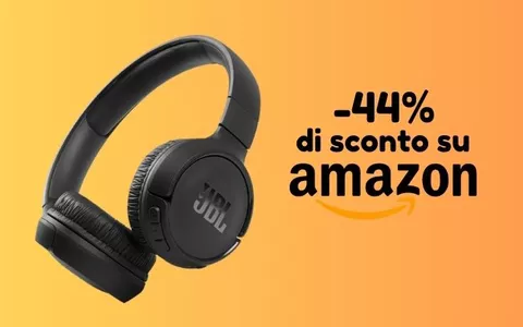 SCONTO del 44% per le cuffie JBL Tune, su Amazon COSTANO SOLO 27 euro!
