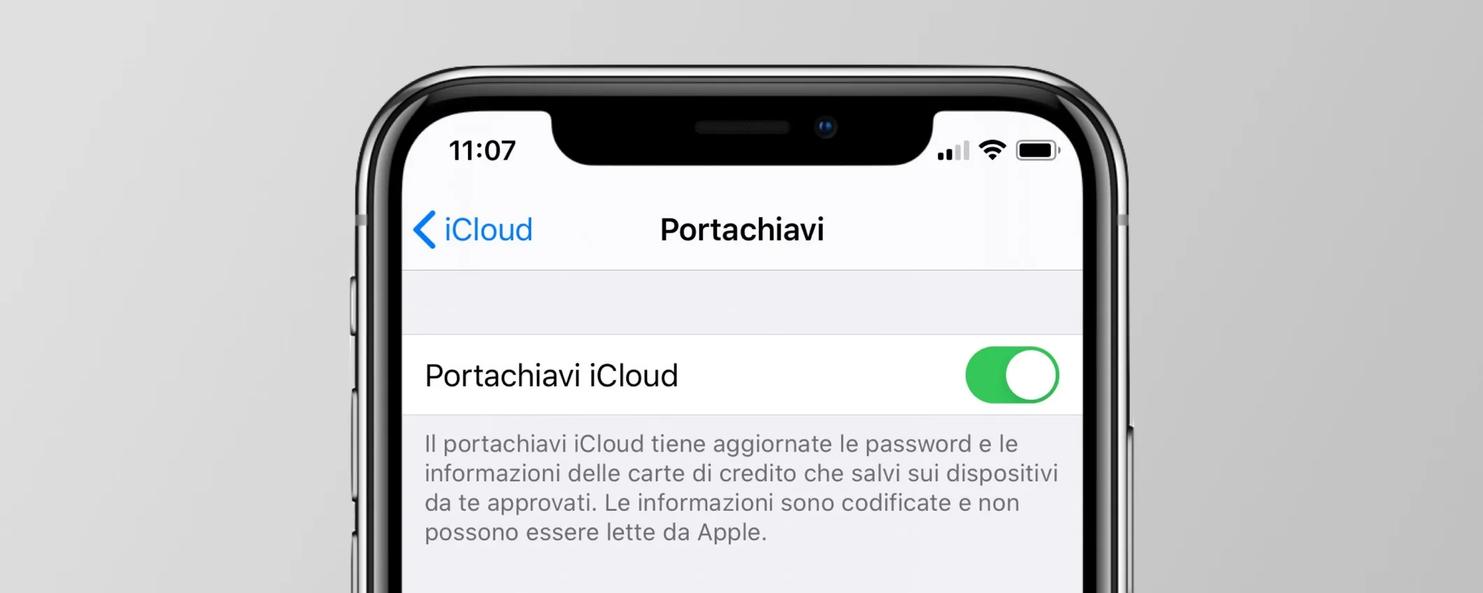 Portachiavi iCloud, recuperare le password salvate su iPhone