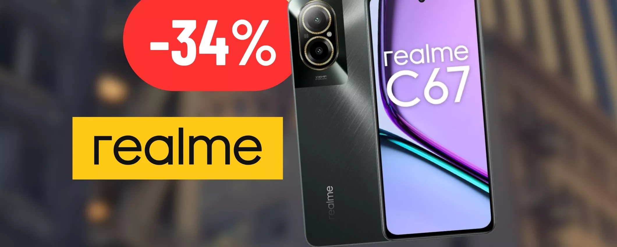 realme C67: oggi è un vero e proprio BEST BUY con la promo Amazon