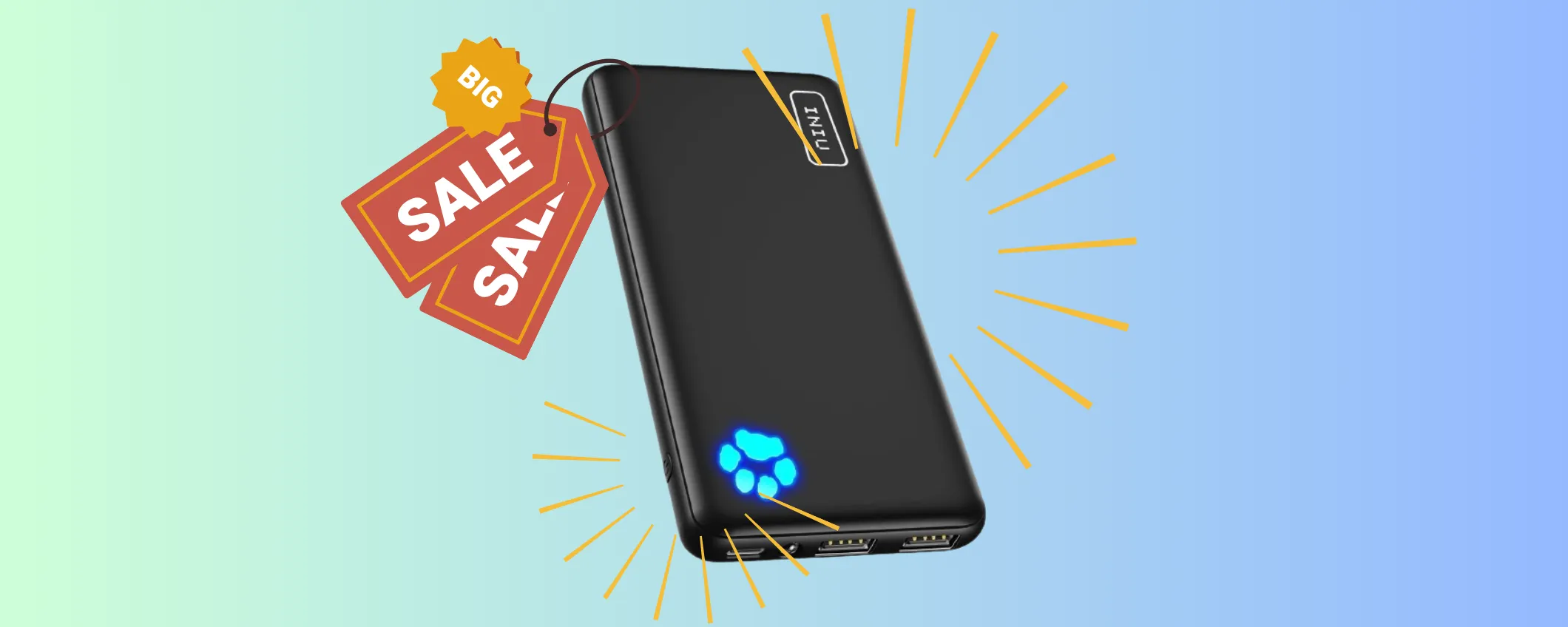 Power Bank INIU: il più sottile sul mercato oggi è tuo a soli 17€ (-33%)