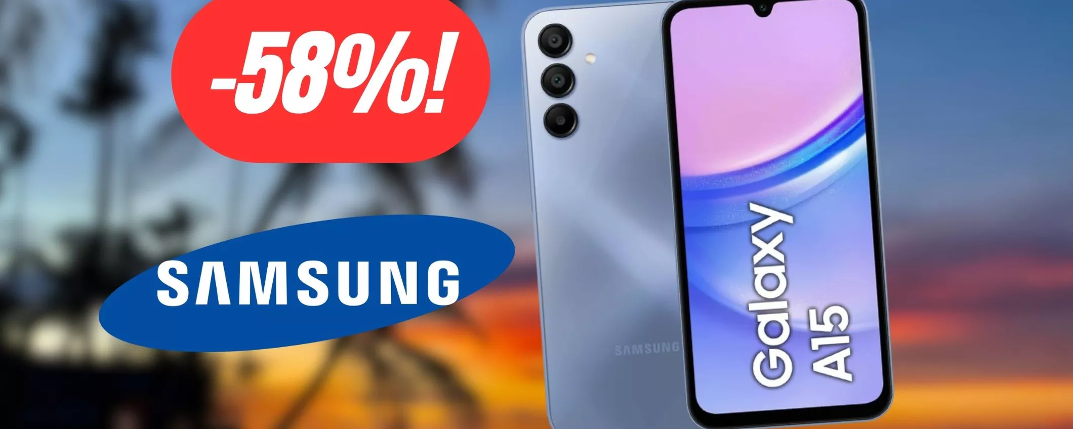 Samsung Galaxy A15: non crederai a questa promozione eBay (-58%)