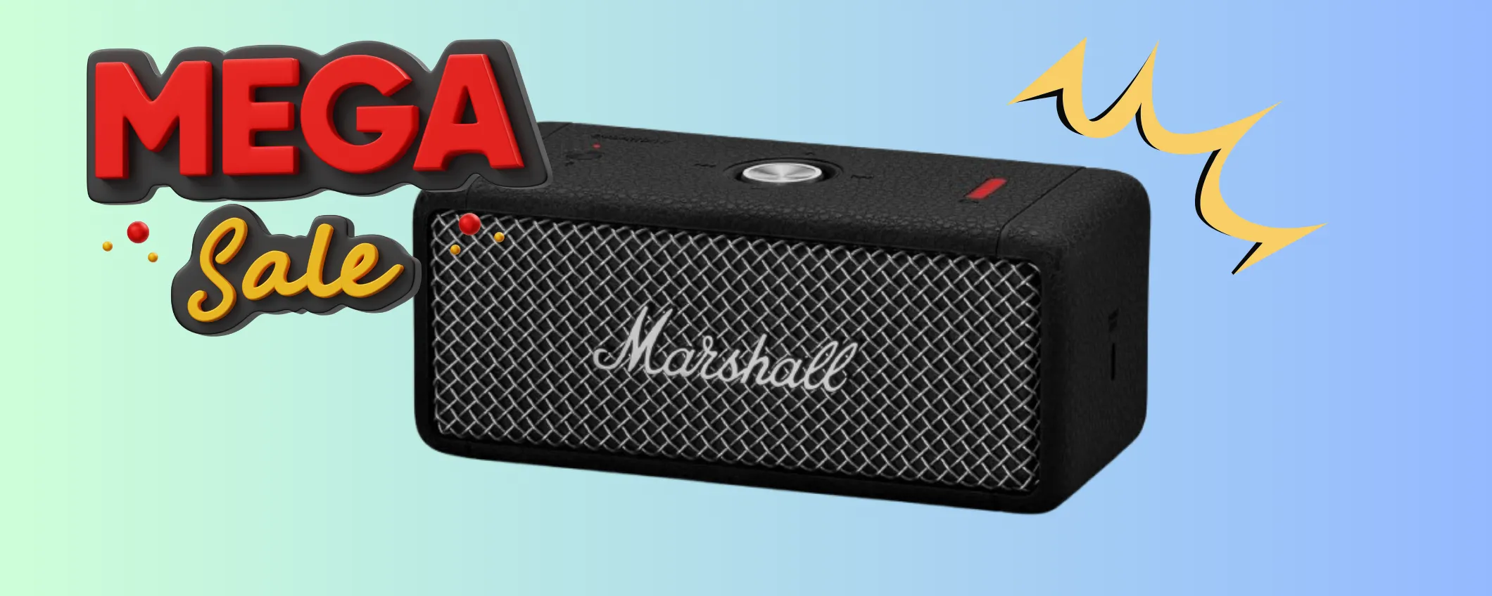 Altoparlante Bluetooth Marshall: lo paghi quasi la metà con lo sconto bomba del 45%