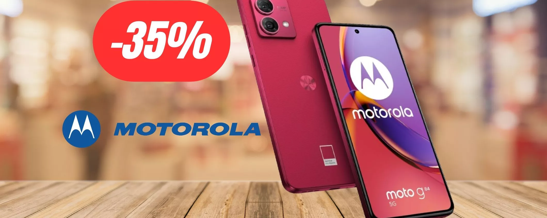 CROLLA IL PREZZO del Motorola G84 con lo sconto del Prime Day