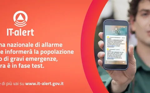 IT-alert, oggi il nuovo test in Piemonte