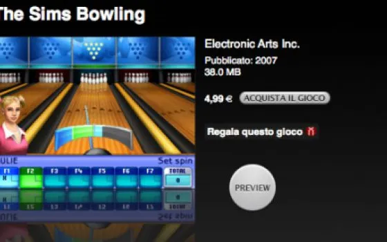 The Sims Bowling: nuovo gioco per iPod