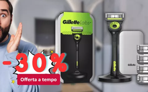 Kit Gillette Labs con rasoio e 5 lamette: la soluzione ideale per una rasatura perfetta a SOLI 32,99€