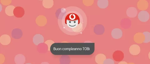 Vodafone TOBi, 2 GB gratis per il suo compleanno