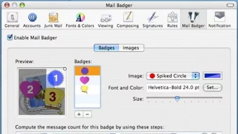 Mail Badger: personalizzare l'icona di Mail nel Dock