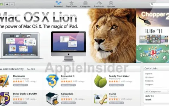 OS X Lion: Prezzo aggressivo e iCloud gratis ?