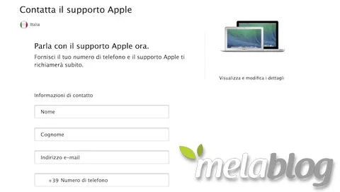 Il Supporto Apple introduce la condivisione schermo online