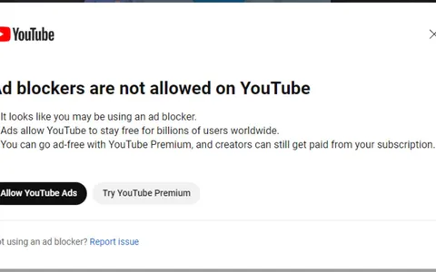 YouTube prova a disabilitare i video per gli utenti che usano gli ad blocker