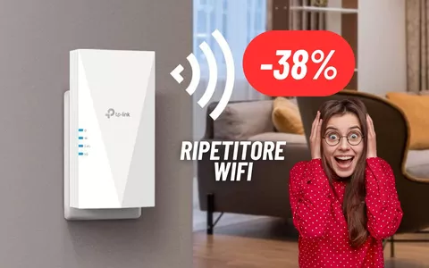 Ripetitore WiFi per una copertura potente e completa in tutta la casa: OFFERTA SHOCK