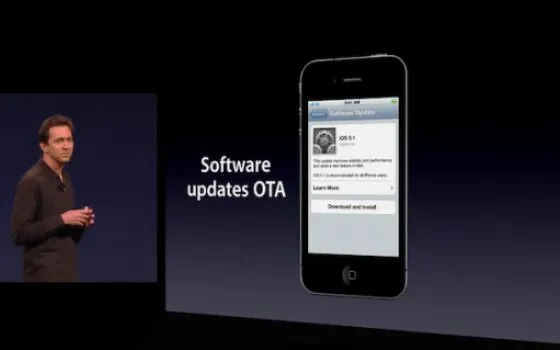 iOS 5 permette gli aggiornamenti del firmware via rete 3G