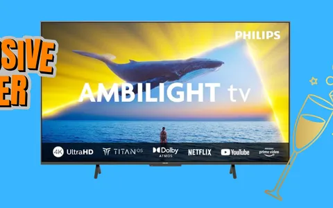 Smart TV PHILIPS a 100€ in meno: super offerta Amazon di Capodanno