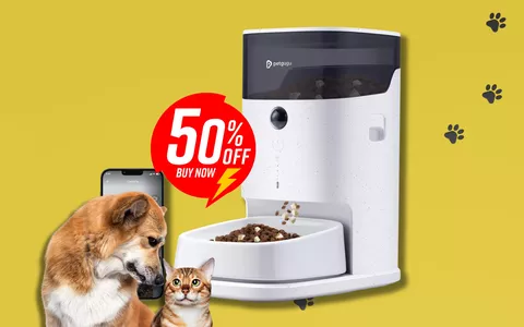 Distributore Automatico di Cibo per Gatti e Cani: Tecnologia e Convenienza al 50%!