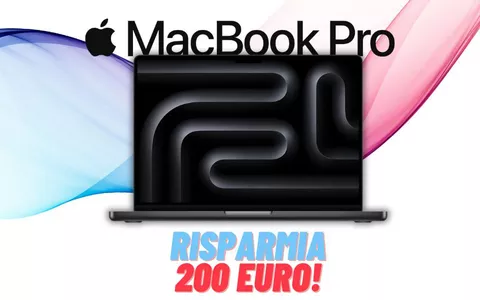 RISPARMIA 200€ sul MacBook Pro 2023 al MINIMO STORICO su Amazon