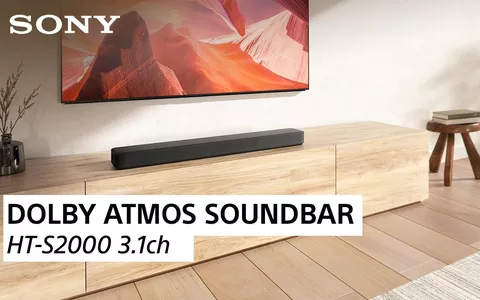 Soundbar Sony a 200 EURO IN MENO: offerta Amazon MAI VISTA (-40%)