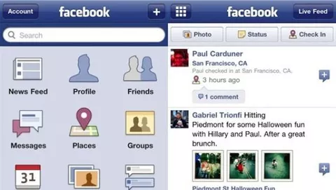 Facebook 3.3.3 per iPhone ma non per iPad