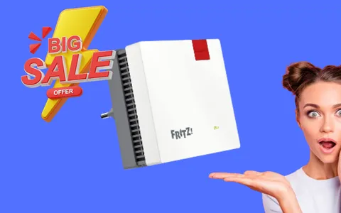 Ripetitore Wi-Fi 6 AVM FRITZ! in sconto bomba: lo porti a casa ad un prezzo mini