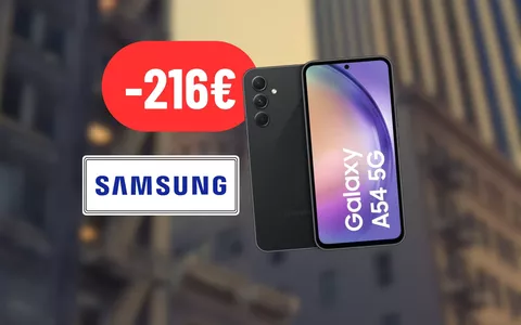 DISINTEGRATO il prezzo del Samsung Galaxy A54: RISPARMIA 216€