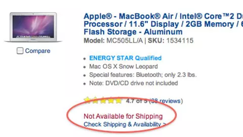 Calano le scorte, nuovi MacBook Air e Lion in arrivo ?