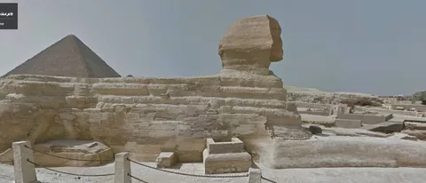 Piramidi e antico Egitto su Google Street View