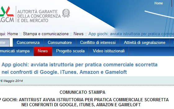 Apple nel mirino dell'antitrust italiana per le app gratuite
