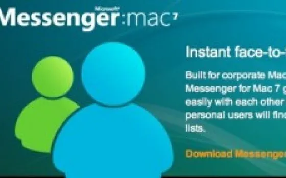 Microsoft rilascia Messenger:Mac 7