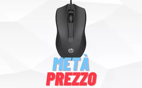 HP mouse cablato a soli €5,99: il MIGLIORE a METÀ PREZZO