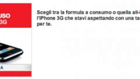 Tim: due nuove tariffe per iPhone 3G
