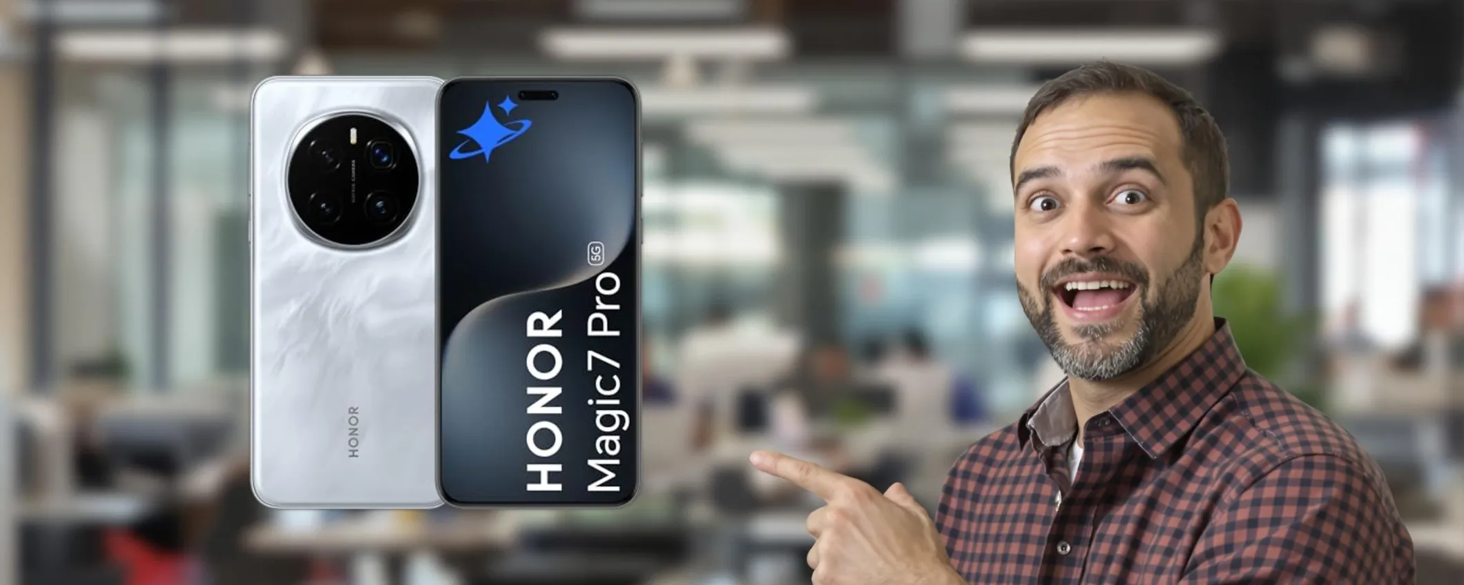 Honor Magic7 Pro 5G: super offerta Amazon, oggi è scontatissimo al -25%