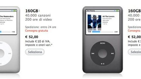 Apple Store: iPod Classic ribassato
