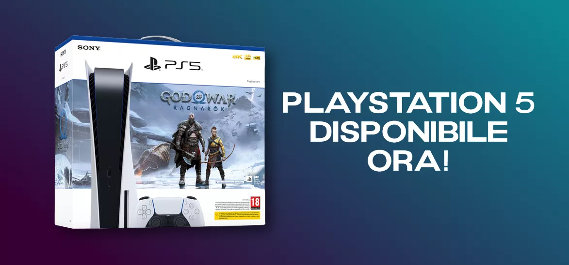 PlayStation 5 con God of War Ragnarok DISPONIBILE ORA: Unieuro da favola!