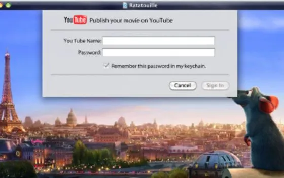 Snow Leopard: supporto nativo per l'upload a YouTube