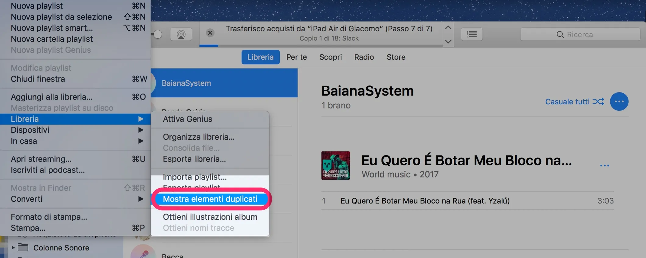 iTunes, rimuovere i duplicati dei brani in un clic