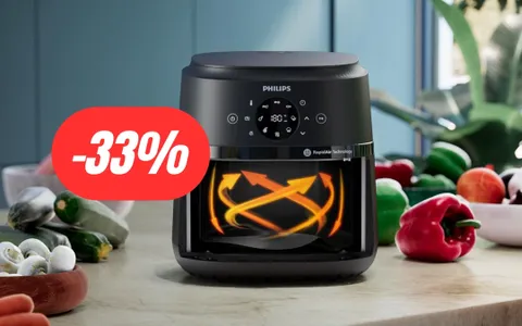 Friggitrice ad aria Philips con 9 opzioni di cottura in MEGA sconto