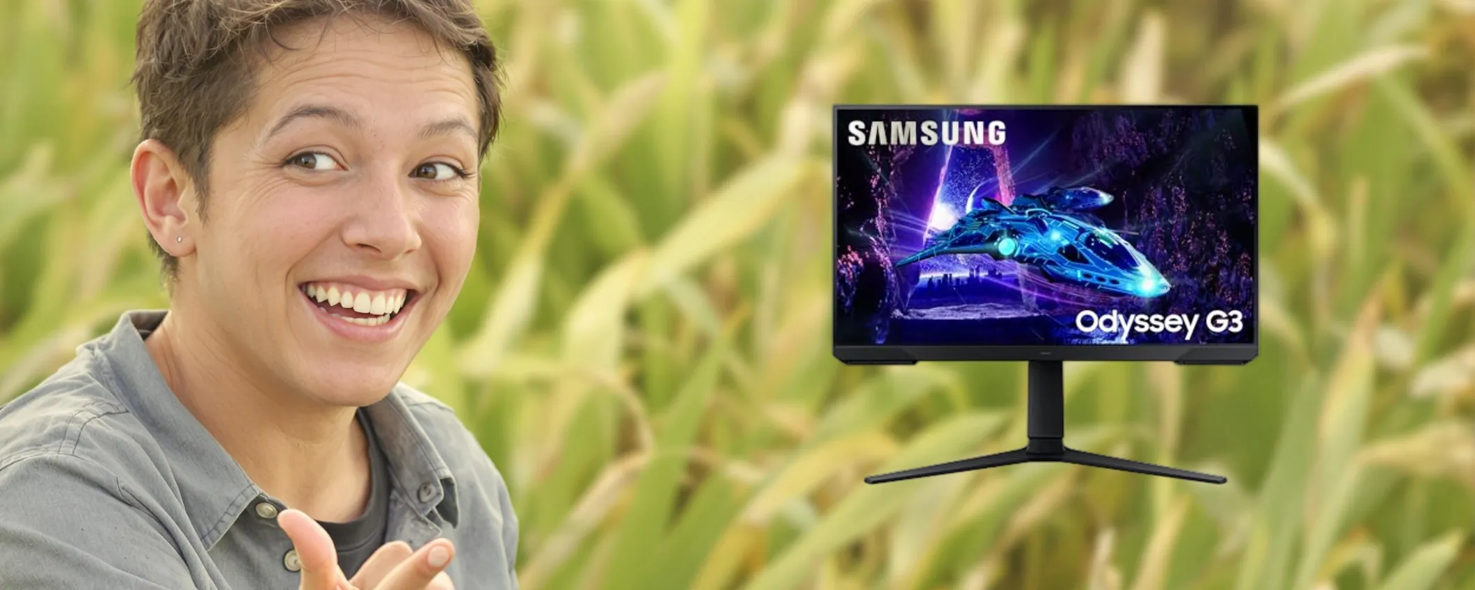 Samsung Odyssey G3: monitor da gaming ad un prezzo TOP su Amazon