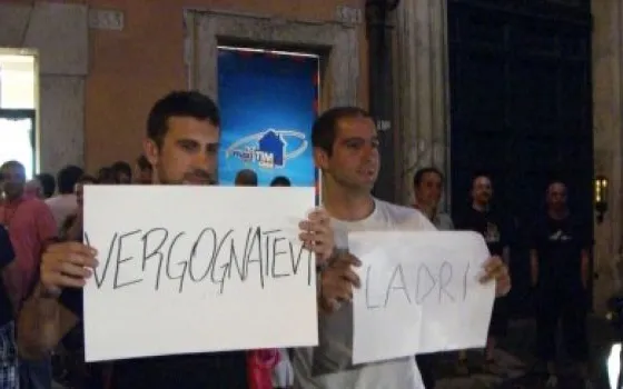 Notte bianca... di protesta
