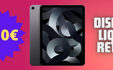TAGLIO DI 150€ su iPad Air: chip M1 e display Liquid Retina