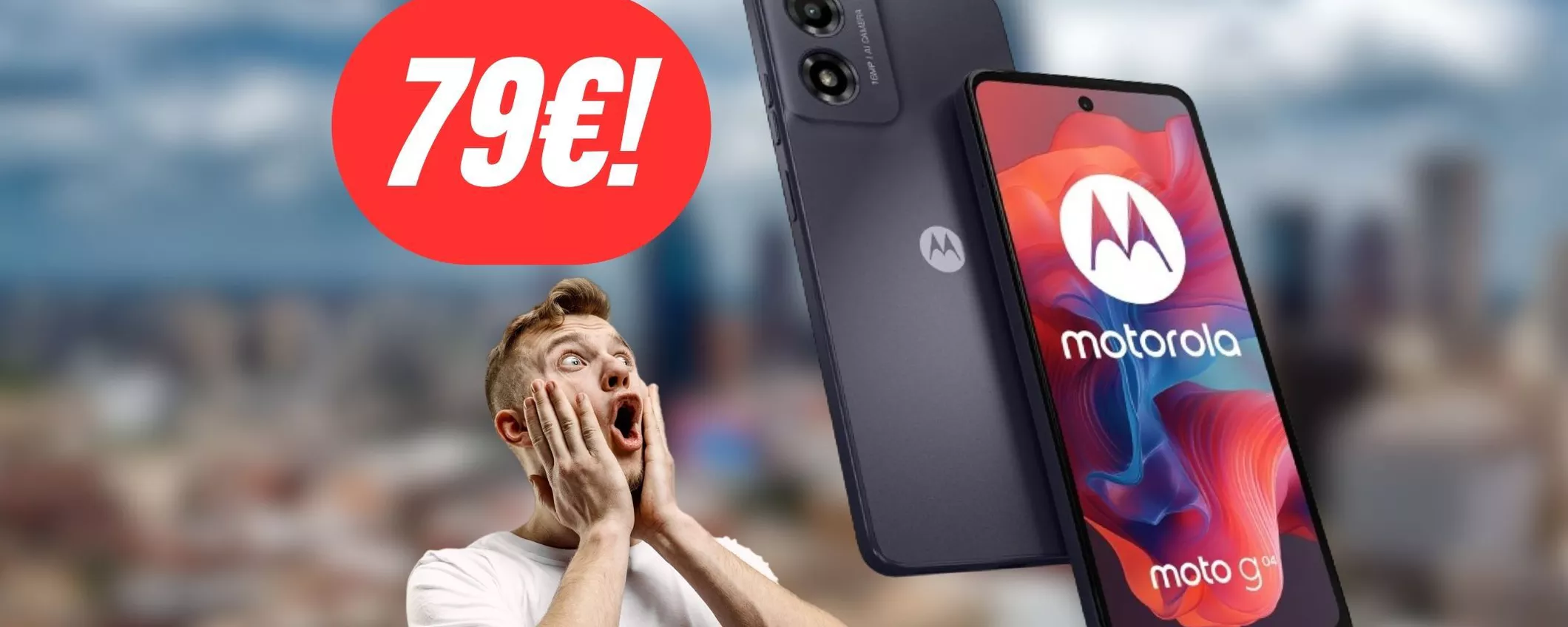 Motorola G04 oggi costa meno di 80€: l'offerta su Amazon è IMPERDIBILE