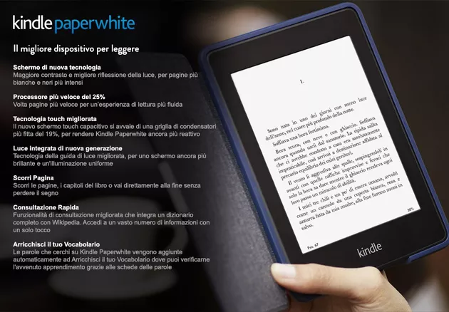 Il nuovo Kindle Paperwhite