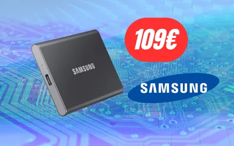 SSD esterno Samsung da 1TB: VELOCISSIMO e CAPIENTE -32%