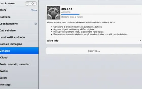 Apple rilascia iOS 5.0.1 per risolvere i problemi dell'iPhone 4S