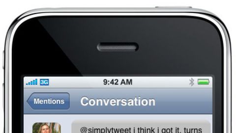 SimplyTweet per iPhone dà più valore alle conversazioni su Twitter