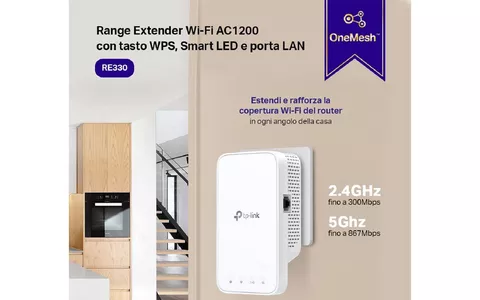 Ripetitore Wifi Wireless TP-Link RE330 ad un prezzo FOLLE su  -  Webnews